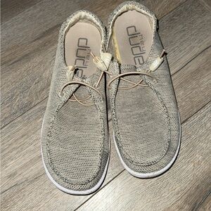 Hey Dude Neutral Knit Slip-On Loafers